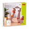HABA Wooden Blocks Set Teetering Towers with Pattern Cards, Wood Block Set for Ages 4-8 for Fine Motor Skills, Made in Germany Creative Stacking Toy